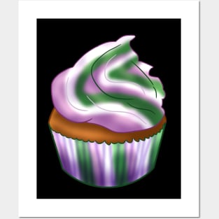 GenderQueer LGBTQ Cupcake Posters and Art